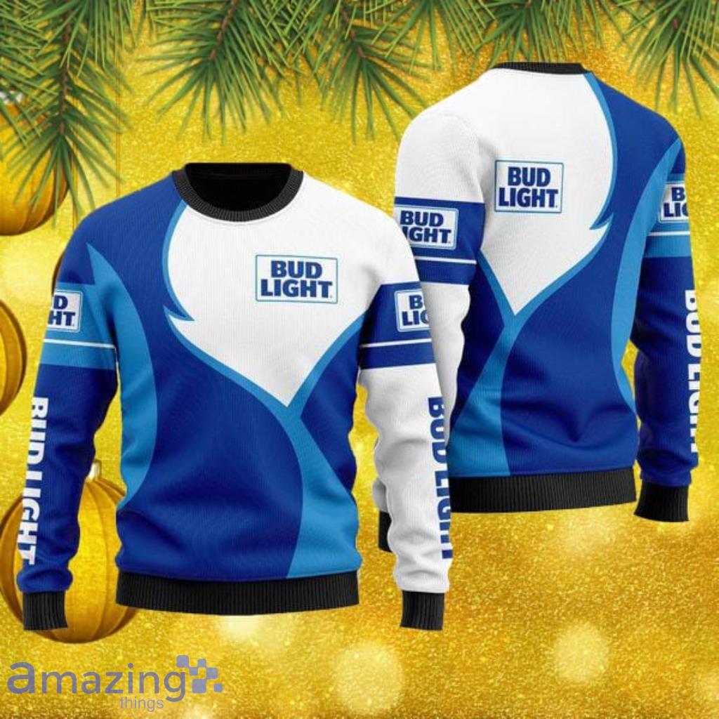 Bud Light Ugly Knitted Sweater Christmas Gift image Bud Light Ugly Knitted Sweater Christmas Gift Product Photo 1