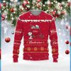 Budweiser Beers American Whiskey Beers Merry Christmas Snoopy House Cute Gift 3D Ugly Christmas Sweater