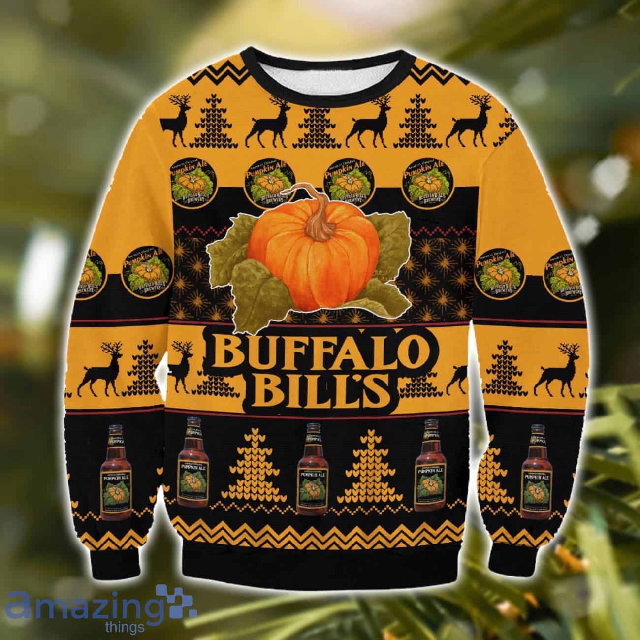 NFL Buffalo Bills 3D Elf Custom Number And Name Ugly Christmas Sweater Blue  Gift Fans - Freedomdesign