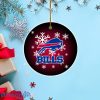 Buffalo Bills Christmas Merry Christmas Circle Ornament
