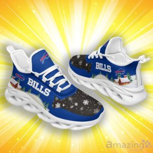 Buffalo Bills Christmas Pattern Print Special Style Max Soul Shoes Product Photo 2