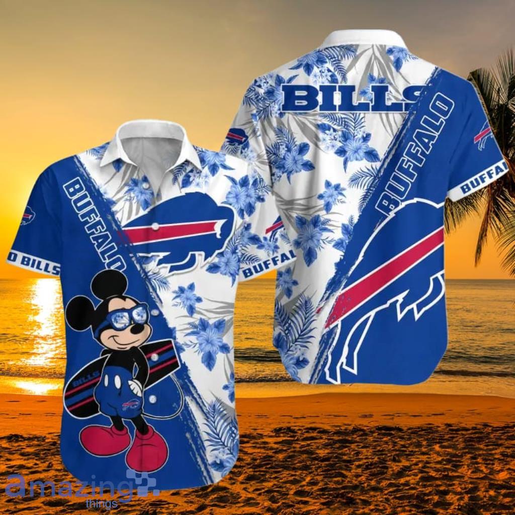 Buffalo Bills NFL Mickey Tropical Hawaiian Shirt Product Photo 1