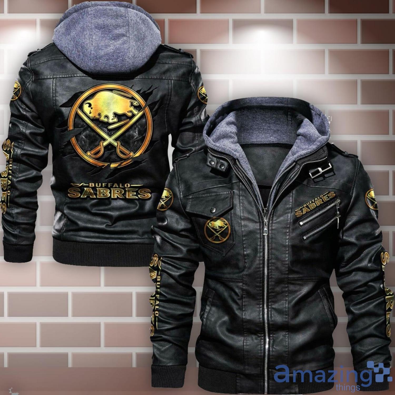 Buffalo Sabres Leather Jacket For Fans image Buffalo Sabres Leather Jacket For Fans Product Photo 1