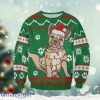 Bulldog Green Christmas Sweatshirt Christmas Ugly Sweater