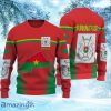 Burkina Faso Active Flag Knitted Ugly Christmas Sweater