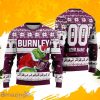 Burnley Grinch Ugly Christmas Sweater Custom Number & Name