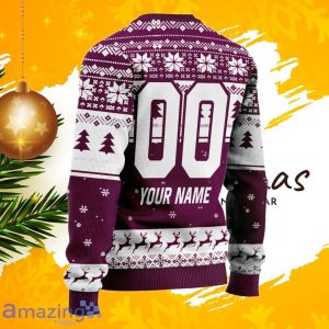 Burnley Grinch Ugly Christmas Sweater Custom Number & Name image Burnley Grinch Ugly Christmas Sweater Custom Number & Name Product Photo 3