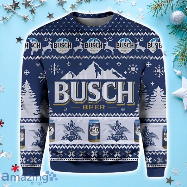 Busch Beer Classic Ugly Christmas Sweater