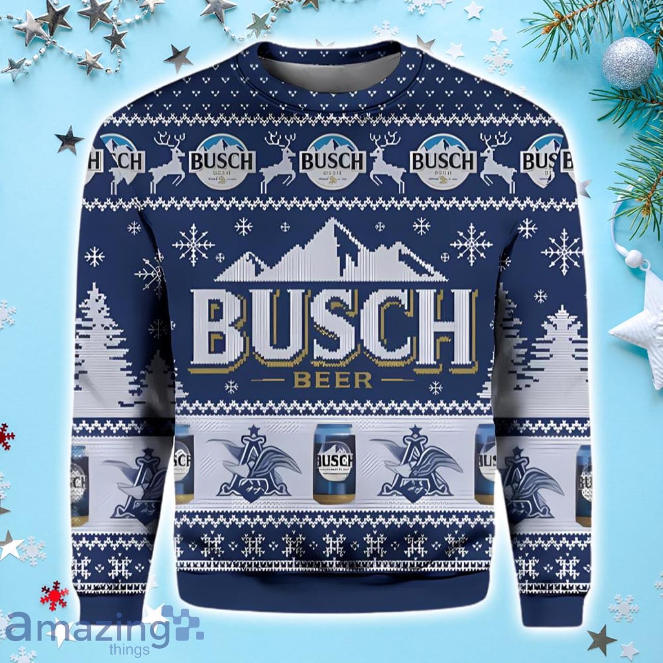 Busch beer christmas hot sale sweater