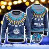 Busch Light Heart Pattern Fair Isle Christmas Ugly Sweater Gift For Men And Women
