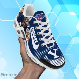 BYU Cougars Air Cushion Sport Shoes With Custom Name Product Photo 2