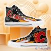 Calgary Flames High Top Shoes Style Sneakers For Real Fans