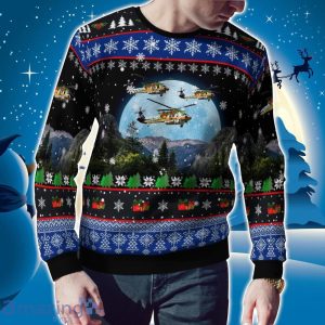 California Los Angeles County Fire Department Sikorsky S-70A Firehawk Christmas Ugly Sweater Christmas Season Gift Product Photo 2