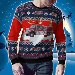 California PARADISE FIRE DEPARTMENT AOP Ugly Sweater Christmas Gift Ideas Product Photo 2
