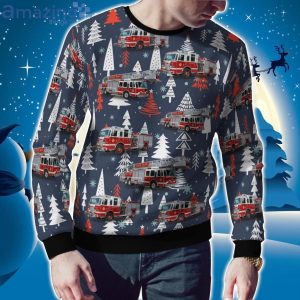 Cape May, New Jersey, Cape May Fire Department Christmas Ugly Sweater Xmas Christmas Holiday Gift Product Photo 2