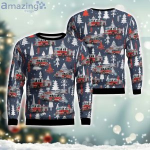 Cape May, New Jersey, Cape May Fire Department Christmas Ugly Sweater Xmas Christmas Holiday Gift Product Photo 1