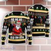 Captain Morgan Black Santa Hold My Wine Ho Ho Ho Ugly Christmas Sweater