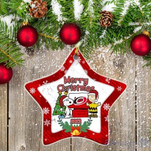 Carolina Hurricanes Ceramic Ornament Snoopy Christmas Special Gift image Carolina Hurricanes Ceramic Ornament Snoopy Christmas Special Gift Product Photo 2