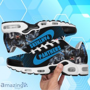 Carolina Panthers Air Cushion Sport Shoes With Custom Name Product Photo 1