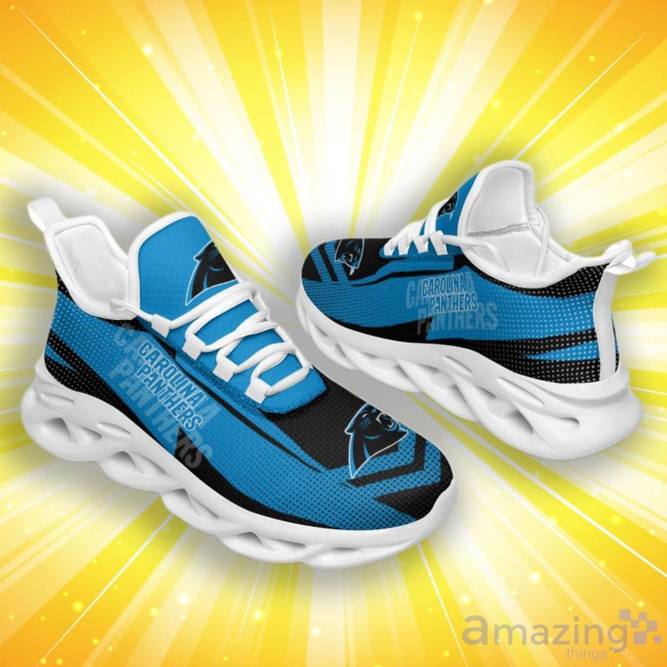 Carolina Panthers Max Soul Shoes Special Style For Men Women image Carolina Panthers Max Soul Shoes Special Style For Men Women Product Photo 3