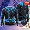 Carolina Panthers NFL Football Custom Name Ugly Christmas Sweater