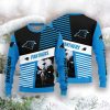 Carolina Panthers Skull Pattern Hot Trending Ugly Sweater For Fans