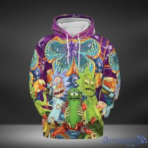 Cartoon Rick And Morty All Over Printed 3D Hoodie For Men And Women Product Photo 2