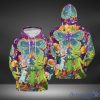 Cartoon Rick And Morty All Over Printed 3D Hoodie For Men And Women