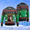 Cat Christmas Snow Window Christmas Unisex Ugly Sweater