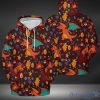 Charizard Fire Red All Over Printed 3D Hoodie For Men And Women