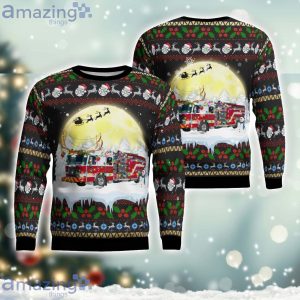 Charlotte County, Florida, Charlotte County Fire Department Christmas Ugly Sweater Xmas Christmas Holiday Gift Product Photo 1