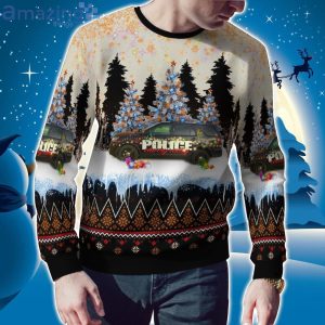 Cherry Valley Police, Cherry Valley, Illinois Christmas AOP Ugly Sweater Xmas Christmas Holiday Gift image Cherry Valley Police, Cherry Valley, Illinois Christmas AOP Ugly Sweater Xmas Christmas Holiday Gift Product Photo 2