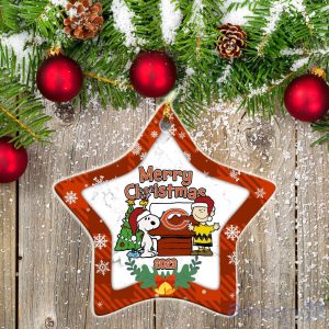 Chicago Bears Ceramic Ornament Snoopy Christmas Special Gift Product Photo 2