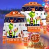 Chicago Bears Grinch Knit Ugly Christmas Sweater Best Gift For Everyone