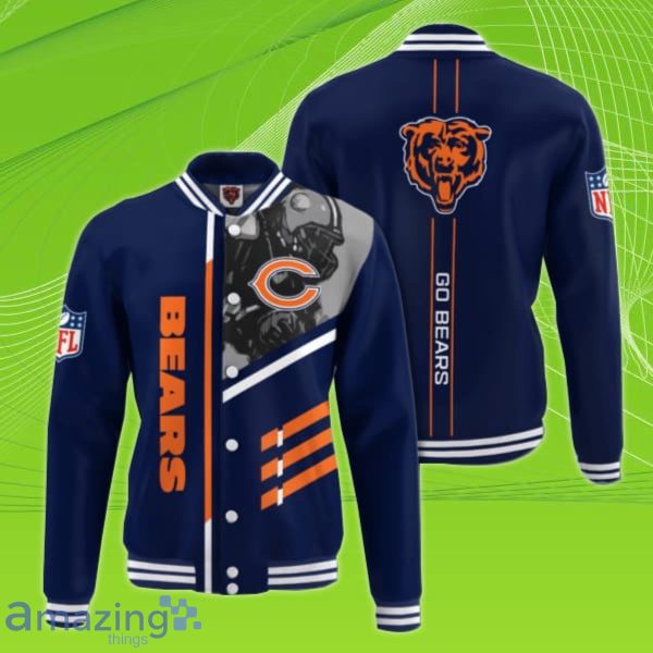 Chicago Bears baseball jacket new gift for fan in black