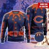 Chicago Bears NFL Football Custom Name Ugly Christmas Sweater