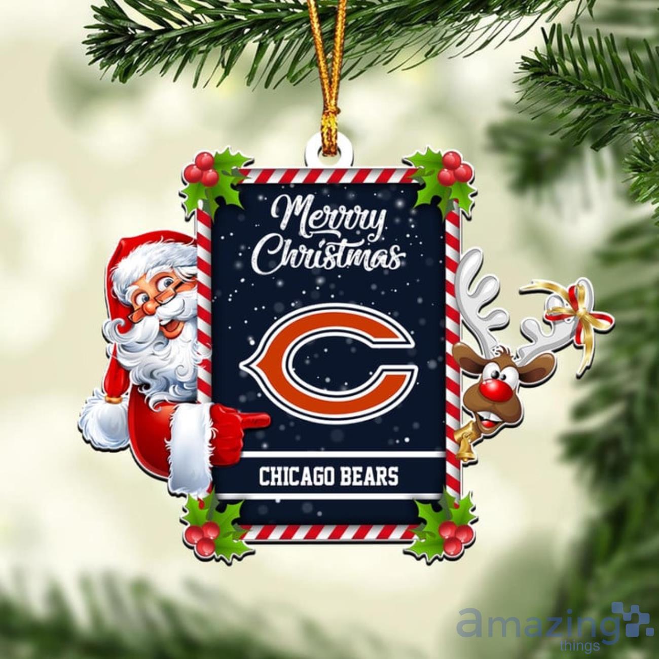 The Memory Company Chicago Bears Holiday Ornament & Mug Set