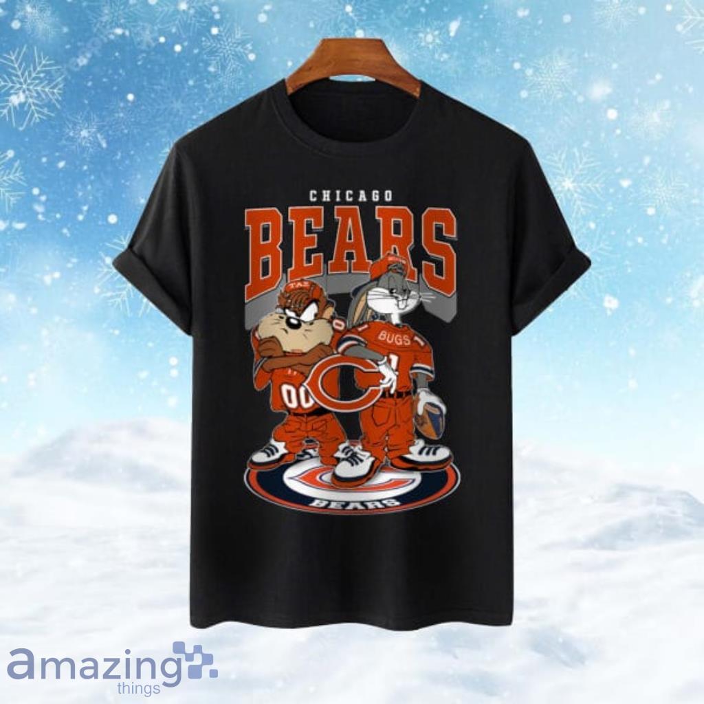 Chicago Bears Taz And bugs NFL Teams Hawaiian Shirt Gift For Men