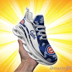 Chicago Cubs Camo Pattern Max Soul Shoes Special Style For Fans Product Photo 2