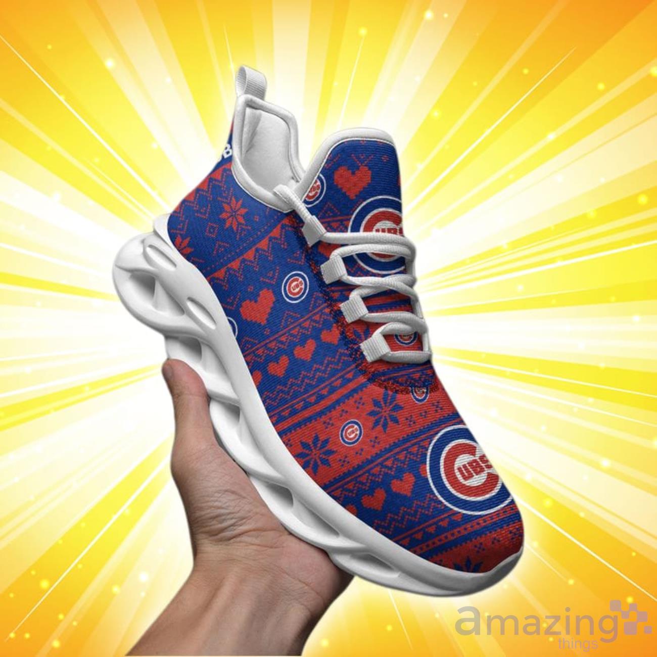 Chicago Cubs Casual 3D Max Soul Shoes Running Shoes For Men And Women