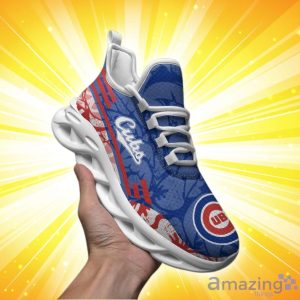 Chicago Cubs Tropical Flowers Max Soul Shoes Special Style For Fans Product Photo 2