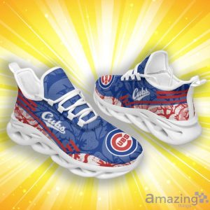Chicago Cubs Tropical Flowers Max Soul Shoes Special Style For Fans Product Photo 3