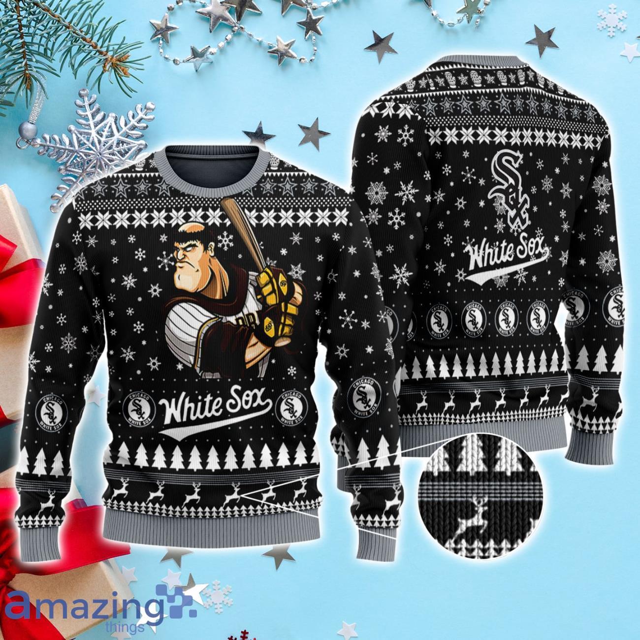 Chicago White Sox PERSONALIZED Custom Christmas Sweater - LIMITED