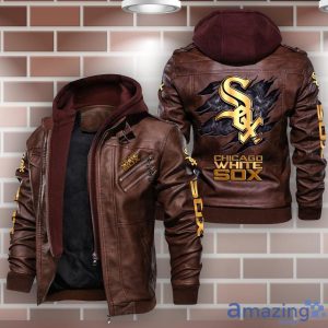 Chicago White Sox Leather Jacket For Fans Product Photo 2
