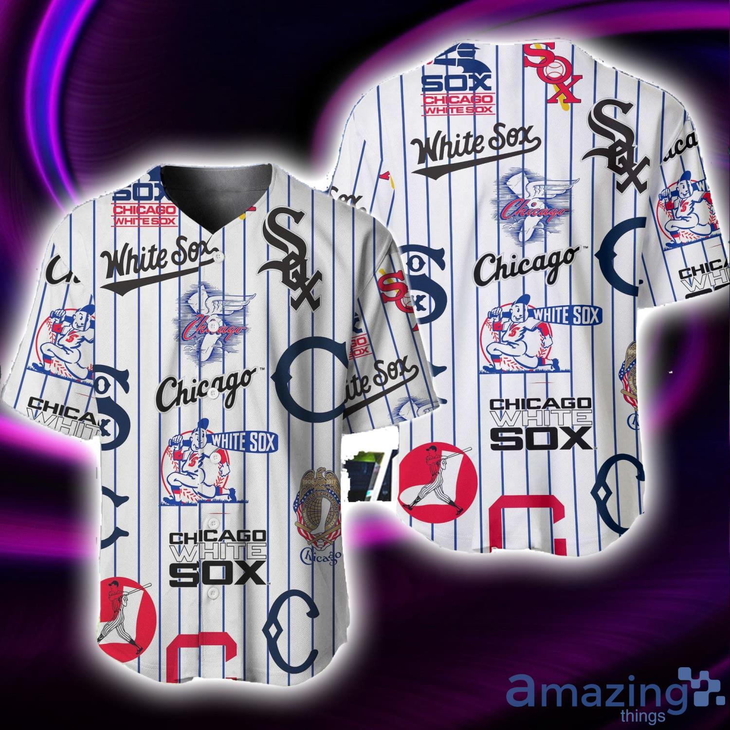 Chicago White Sox White Baseball Jersey Shirt For Fans MLB
