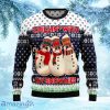Chilling With My Snowmies Ugly Christmas Sweater Gift Knitting Sweater