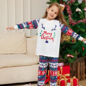 Christmas OH Deer Family Pajamas 2023 Xmas Product Photo 3