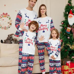 Christmas OH Deer Family Pajamas 2023 Xmas