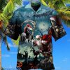 Christmas Santa Claus Skull Hawaiian Shirt Best Gift For Men Women