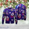 Christmas Santa Neon Light Xmas Party 3D Ugly Christmas Sweater